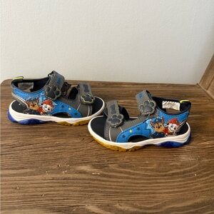 Blue Paw Patrol Kids Sandals with Character Graphics